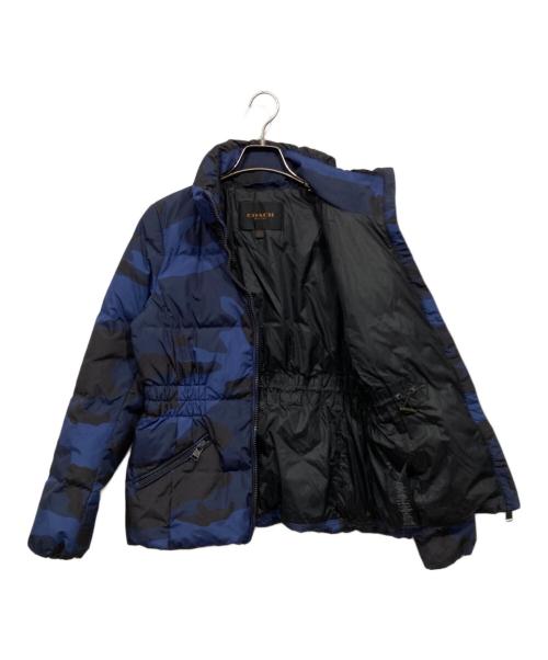 COACH（コーチ）COACH (コーチ) ダウンジャケット ネイビー サイズ:Ｓの古着・服飾アイテム