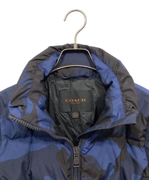 COACH（コーチ）COACH (コーチ) ダウンジャケット ネイビー サイズ:Ｓの古着・服飾アイテム