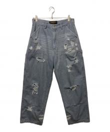 flagstuff（フラグスタフ）の古着「BORO DUCK PANTS」｜グレー