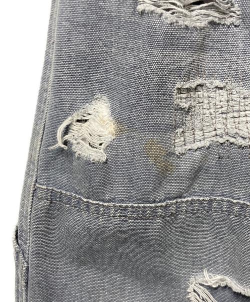 flagstuff（フラグスタフ）flagstuff (フラグスタフ) BORO DUCK PANTS グレー サイズ:Ｍの古着・服飾アイテム
