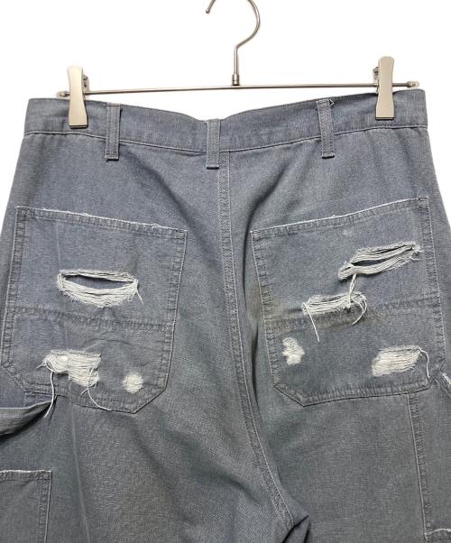 flagstuff（フラグスタフ）flagstuff (フラグスタフ) BORO DUCK PANTS グレー サイズ:Ｍの古着・服飾アイテム