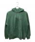 The Ennnoy Professional（ザ エンノイ プロフェッショナル）の古着「ロゴ刺繍スウェットプルオーバーパーカー」｜グリーン