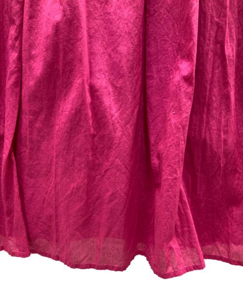 Spick and Span（スピック＆スパン）Spick and Span (スピック＆スパン) スモッキングギャザーワンピース ピンク サイズ:38の古着・服飾アイテム