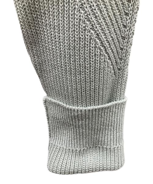 FOXEY（フォクシー）FOXEY (フォクシー) ニットジップパーカー グレー サイズ:38の古着・服飾アイテム