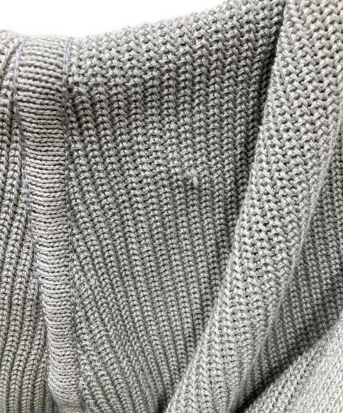 FOXEY（フォクシー）FOXEY (フォクシー) ニットジップパーカー グレー サイズ:38の古着・服飾アイテム