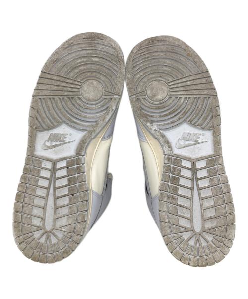 NIKE（ナイキ）NIKE (ナイキ) WMNS DUNK HIGH FOOT BALL GREY ハイカットスニーカー アイボリー×ブルー サイズ:28.5cmの古着・服飾アイテム