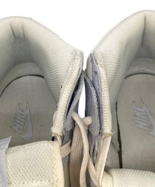 NIKE（ナイキ）NIKE (ナイキ) WMNS DUNK HIGH FOOT BALL GREY ハイカットスニーカー アイボリー×ブルー サイズ:28.5cmの古着・服飾アイテム