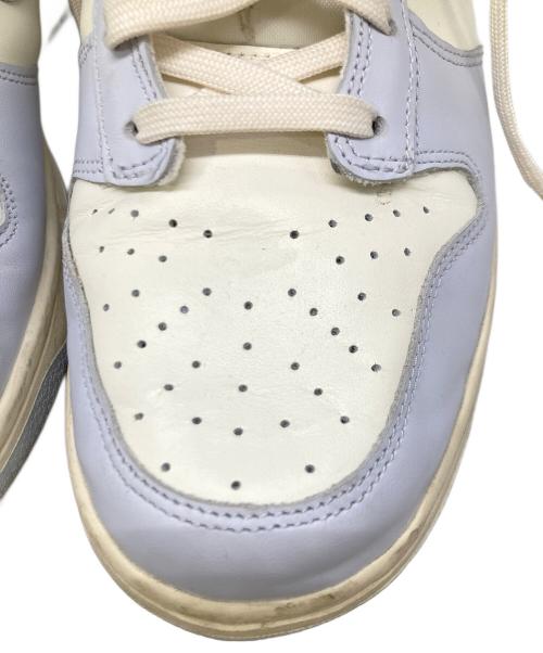 NIKE（ナイキ）NIKE (ナイキ) WMNS DUNK HIGH FOOT BALL GREY ハイカットスニーカー アイボリー×ブルー サイズ:28.5cmの古着・服飾アイテム