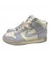 NIKE (ナイキ) WMNS DUNK HIGH FOOT BALL GREY ハイカットスニーカー アイボリー×ブルー サイズ:28.5cm：4500円