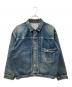 New Manual（ニュー・マニュアル）の古着「LV36's T-BACK JACKET デニムジャケット」｜ブルー