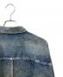 中古・古着 New Manual (ニュー・マニュアル) LV36's T-BACK JACKET デニムジャケット ブルー サイズ:Free：80000円