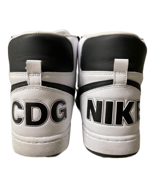 NIKE（ナイキ）NIKE (ナイキ) COMME des GARCONS HOMME PLUS (コムデギャルソンオムプリュス) TERMINATOR HIGH SP/ターミネーターハイ ホワイト サイズ:29cmの古着・服飾アイテム