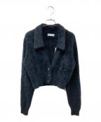 MAISON SPECIALメゾンスペシャル）の古着「Fox Cashmere Knit Cardigan」｜ブラック