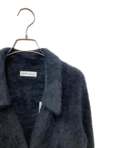MAISON SPECIAL（メゾンスペシャル）MAISON SPECIAL (メゾンスペシャル) Fox Cashmere Knit Cardigan ブラック サイズ:Freeの古着・服飾アイテム