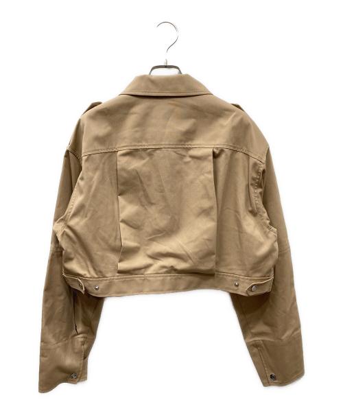 SORIN（ソリン）SORIN (ソリン) Twill Big Pockets Cropped jacket ベージュ サイズ:38の古着・服飾アイテム