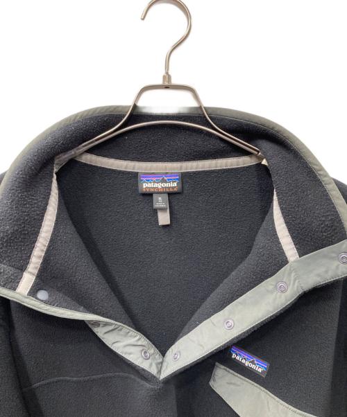 Patagonia（パタゴニア）Patagonia (パタゴニア) シンチラ スナップ フリースジャケット ブラック サイズ:XLの古着・服飾アイテム