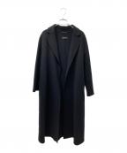 'S Max Maraエスマックスマーラ）の古着「クチートアマーノ ウールラップコート」｜ブラック