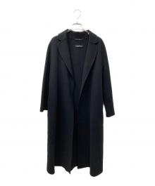 'S Max Mara（エスマックスマーラ）の古着「クチートアマーノ ウールラップコート」｜ブラック