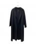 'S Max Mara（エスマックスマーラ）の古着「クチートアマーノ ウールラップコート」｜ブラック