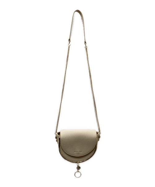 SEE BY CHLOE（シーバイクロエ）SEE BY CHLOE (シーバイクロエ) Mara イブニングバッグ ベージュの古着・服飾アイテム