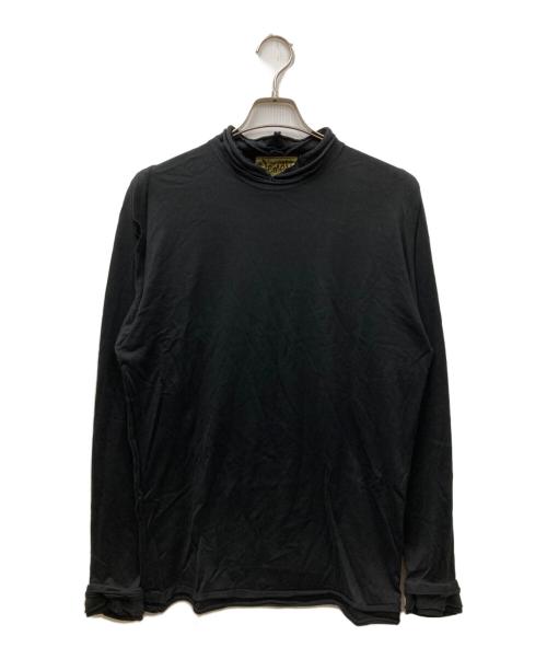 NEMETH（ネメス）Nemeth (ネメス) インサイドアウトロングスリーブＴシャツ ブラック サイズ:Lの古着・服飾アイテム