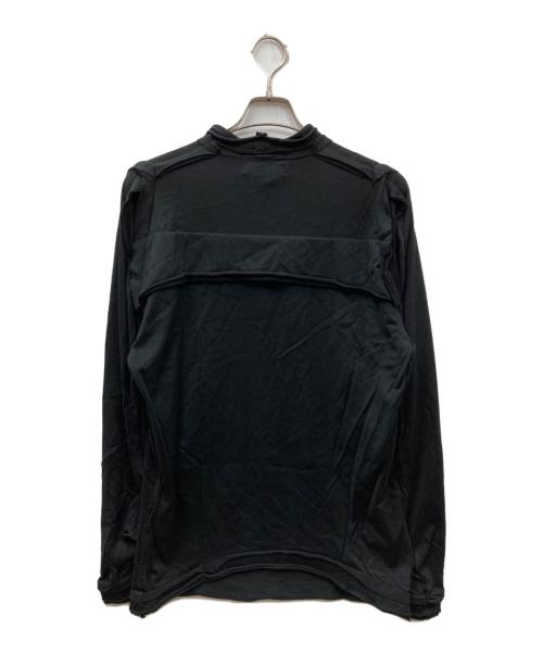 NEMETH（ネメス）Nemeth (ネメス) インサイドアウトロングスリーブＴシャツ ブラック サイズ:Lの古着・服飾アイテム