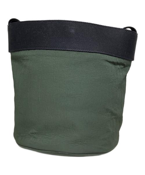 BOTTEGA VENETA（ボッテガベネタ）BOTTEGA VENETA (ボッテガベネタ) BUCKET MESSENGER BAG グリーン サイズ:OneSizeの古着・服飾アイテム