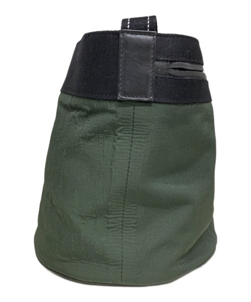BOTTEGA VENETA（ボッテガベネタ）BOTTEGA VENETA (ボッテガベネタ) BUCKET MESSENGER BAG グリーン サイズ:OneSizeの古着・服飾アイテム
