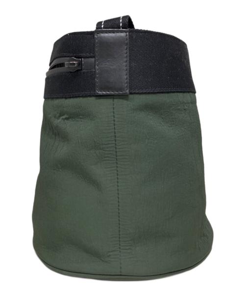 BOTTEGA VENETA（ボッテガベネタ）BOTTEGA VENETA (ボッテガベネタ) BUCKET MESSENGER BAG グリーン サイズ:OneSizeの古着・服飾アイテム