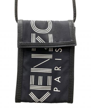 中古・古着通販】KENZO (ケンゾー) PHONE HOLDER ON STRAP ブラック