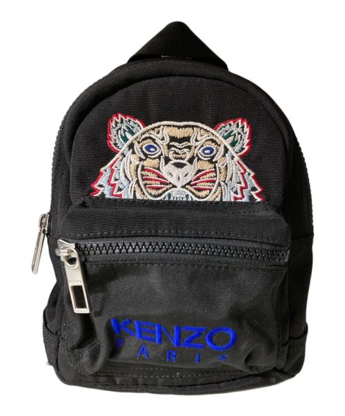KENZO（ケンゾー）KENZO (ケンゾー) タイガー刺繍ミニリュック ブラックの古着・服飾アイテム