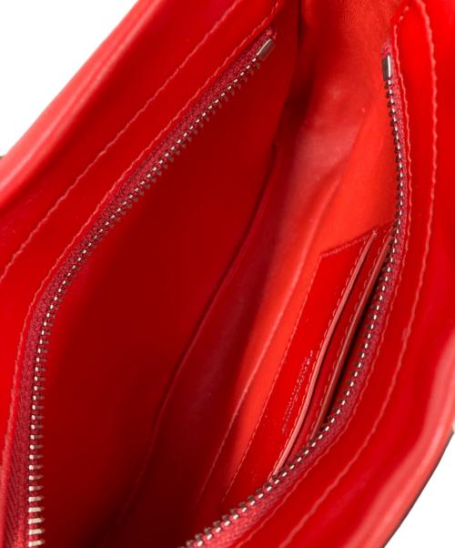 Ferragamo（フェラガモ）Ferragamo (フェラガモ) カットアウトレザーミニバッグ レッド サイズ:OneSizeの古着・服飾アイテム