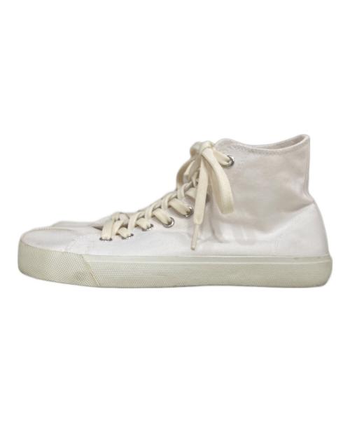 Maison Margiela（メゾンマルジェラ）Maison Margiela (メゾンマルジェラ) TABI HIGH TOP SNEAKERS 足袋 ハイ トップ スニーカー ホワイト サイズ:41の古着・服飾アイテム