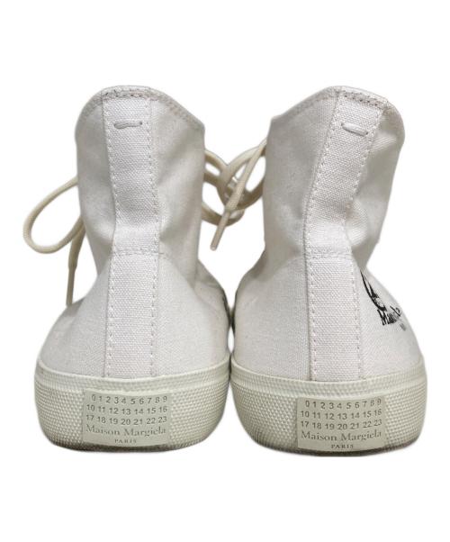 Maison Margiela（メゾンマルジェラ）Maison Margiela (メゾンマルジェラ) TABI HIGH TOP SNEAKERS 足袋 ハイ トップ スニーカー ホワイト サイズ:41の古着・服飾アイテム