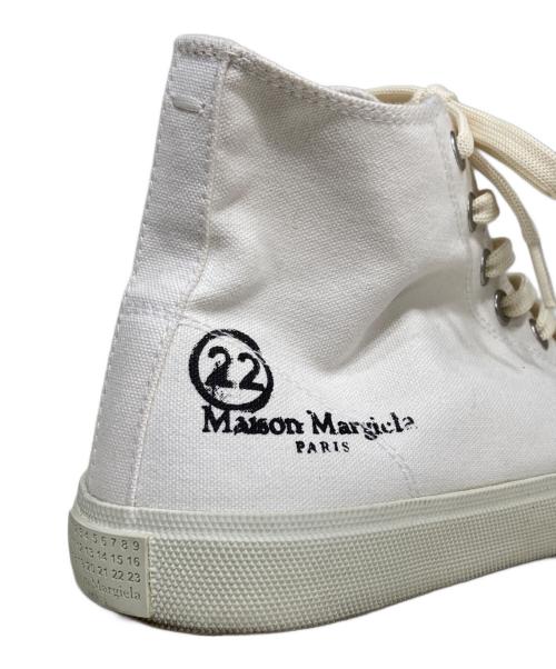 Maison Margiela（メゾンマルジェラ）Maison Margiela (メゾンマルジェラ) TABI HIGH TOP SNEAKERS 足袋 ハイ トップ スニーカー ホワイト サイズ:41の古着・服飾アイテム