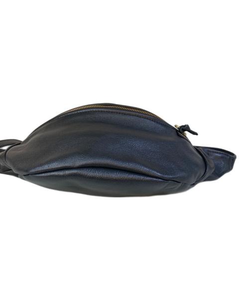 VANSON（バンソン）VANSON (バンソン) 9SBB FUNNY PACK レザーボディーバッグ ブラックの古着・服飾アイテム