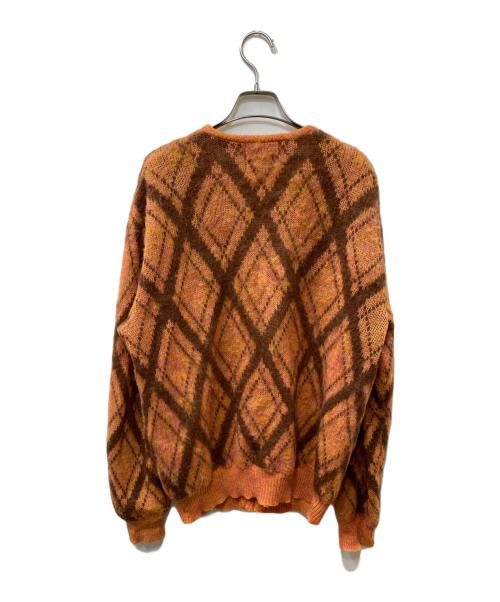 Needles（ニードルズ）Needles (ニードルズ) Mohair Cardigan/モヘアカーディガン オレンジ サイズ:Lの古着・服飾アイテム
