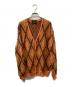 Needles（ニードルズ）の古着「Mohair Cardigan/モヘアカーディガン」｜オレンジ