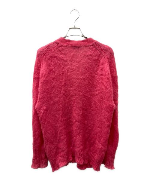 ATELIER BETON（アトリエベトン）ATELIER BETON (アトリエベトン) モヘアニットカーディガン ピンク サイズ:4の古着・服飾アイテム