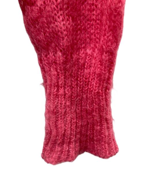 ATELIER BETON（アトリエベトン）ATELIER BETON (アトリエベトン) モヘアニットカーディガン ピンク サイズ:4の古着・服飾アイテム