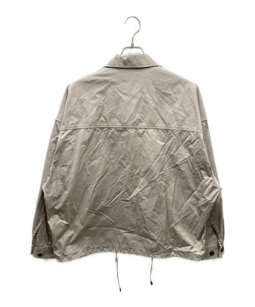 meanswhile（ミーンズワイル）meanswhile (ミーンズワイル) High Density Gabardine Coach JKT ベージュ サイズ:02の古着・服飾アイテム