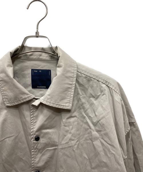 meanswhile（ミーンズワイル）meanswhile (ミーンズワイル) High Density Gabardine Coach JKT ベージュ サイズ:02の古着・服飾アイテム