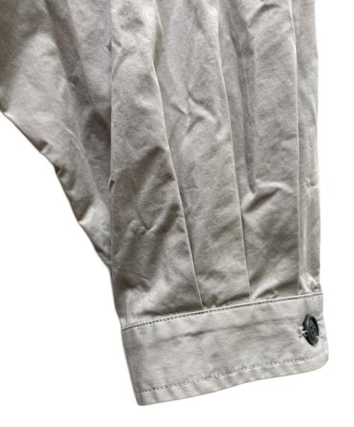 meanswhile（ミーンズワイル）meanswhile (ミーンズワイル) High Density Gabardine Coach JKT ベージュ サイズ:02の古着・服飾アイテム