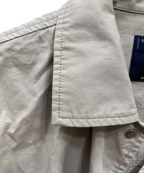 meanswhile（ミーンズワイル）meanswhile (ミーンズワイル) High Density Gabardine Coach JKT ベージュ サイズ:02の古着・服飾アイテム