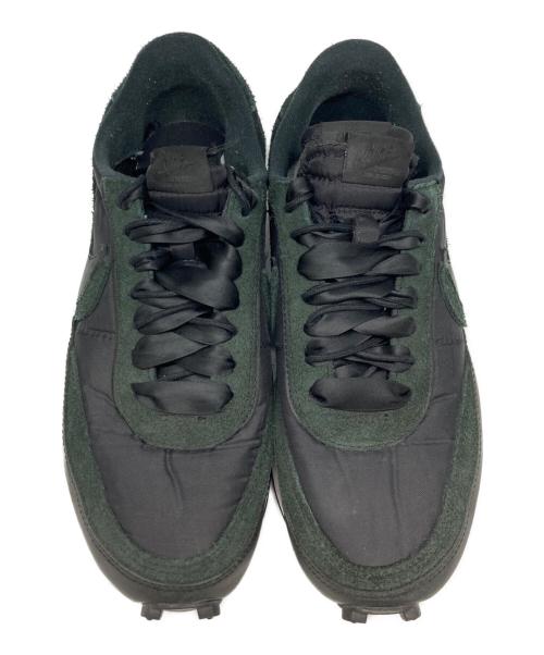 NIKE（ナイキ）NIKE (ナイキ) sacai (サカイ) LDWaffle Black NYLON ローカットスニーカー ブラック サイズ:US9の古着・服飾アイテム