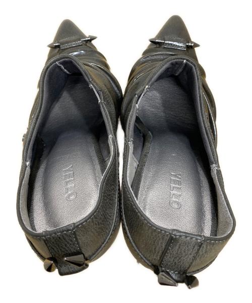 YELLO（イエロ）YELLO (イエロー) SHEMHAZA HEELS ピンヒールパンプス グレー サイズ:Lの古着・服飾アイテム