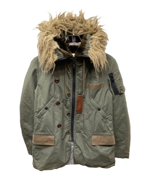 THE NORTH FACE（ザ ノース フェイス）THE NORTH FACE eYe COMME des GARCONS JUNYAWATANABE MAN (アイ コム デ ギャルソン ジュンヤ ワタナベ マン) N-3B コラボジャケット オリーブ サイズ:Sの古着・服飾アイテム