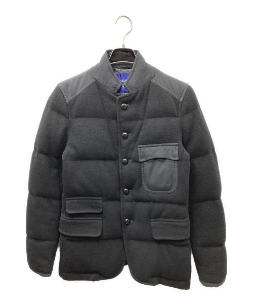 COMME des GARCONS JUNYA WATANABE MAN（コム デ ギャルソン ジュンヤ ワタナベ マン）COMME des GARCONS JUNYA WATANABE MAN (コム デ ギャルソン ジュンヤ ワタナベ マン) DUVETICA (デュベティカ) 紡毛天竺 Wネーム テーラードダウンジャケット ブラック サイズ:Sの古着・服飾アイテム