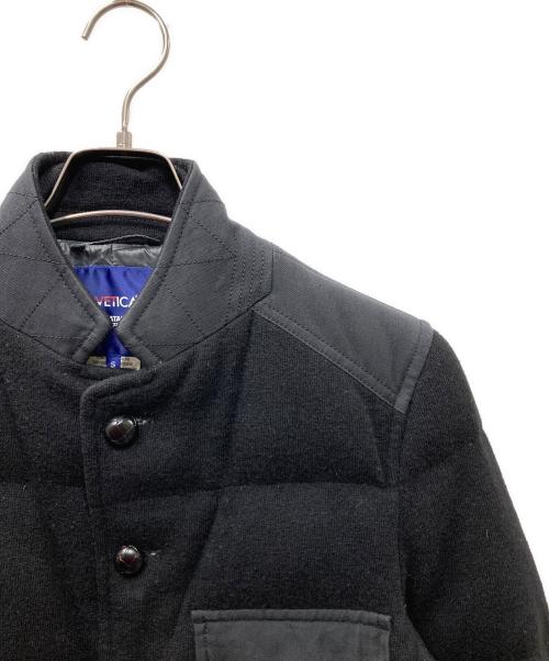 COMME des GARCONS JUNYA WATANABE MAN（コム デ ギャルソン ジュンヤ ワタナベ マン）COMME des GARCONS JUNYA WATANABE MAN (コム デ ギャルソン ジュンヤ ワタナベ マン) DUVETICA (デュベティカ) 紡毛天竺 Wネーム テーラードダウンジャケット ブラック サイズ:Sの古着・服飾アイテム