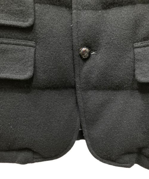 COMME des GARCONS JUNYA WATANABE MAN（コム デ ギャルソン ジュンヤ ワタナベ マン）COMME des GARCONS JUNYA WATANABE MAN (コム デ ギャルソン ジュンヤ ワタナベ マン) DUVETICA (デュベティカ) 紡毛天竺 Wネーム テーラードダウンジャケット ブラック サイズ:Sの古着・服飾アイテム
